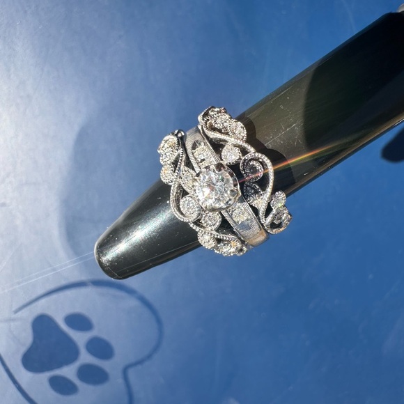 Wedding ring and double band - Picture 2 of 12